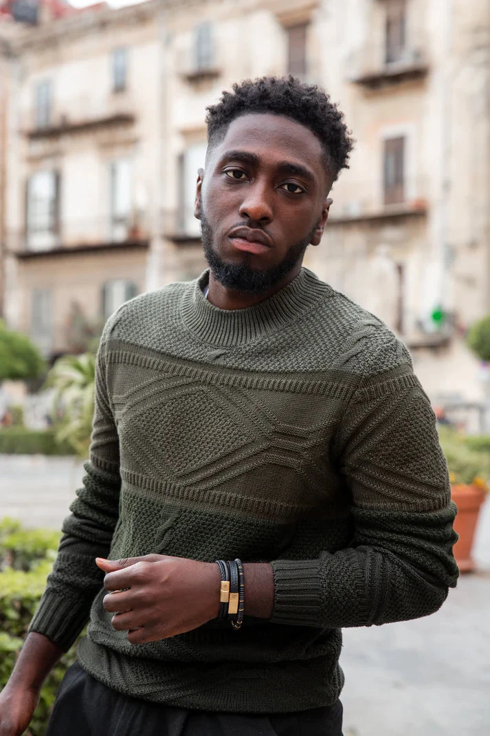 Two Tone Bracelet - Matt Black - Image 3