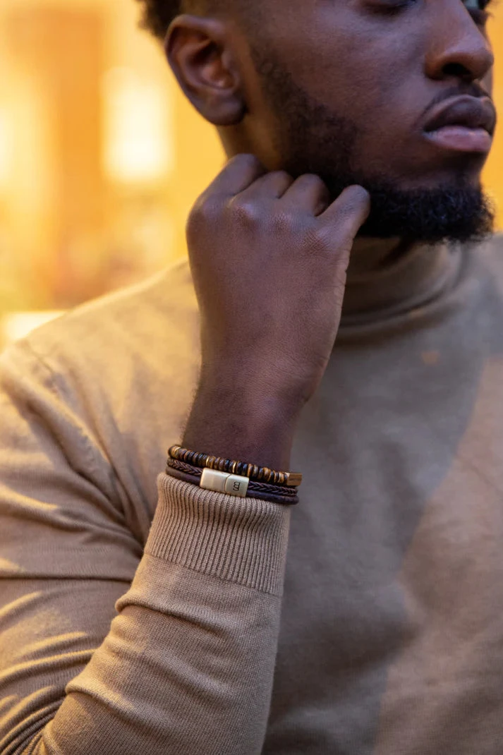 Denby Bracelet - Gold Brown - Image 2