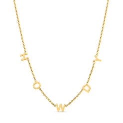 CHRISTINA GREENE HOWDY 18K GOLD NECKLACE