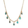 CHRISTINA GREENE RISE & SHINE COLLAR NECKLACE - TURQUOISE