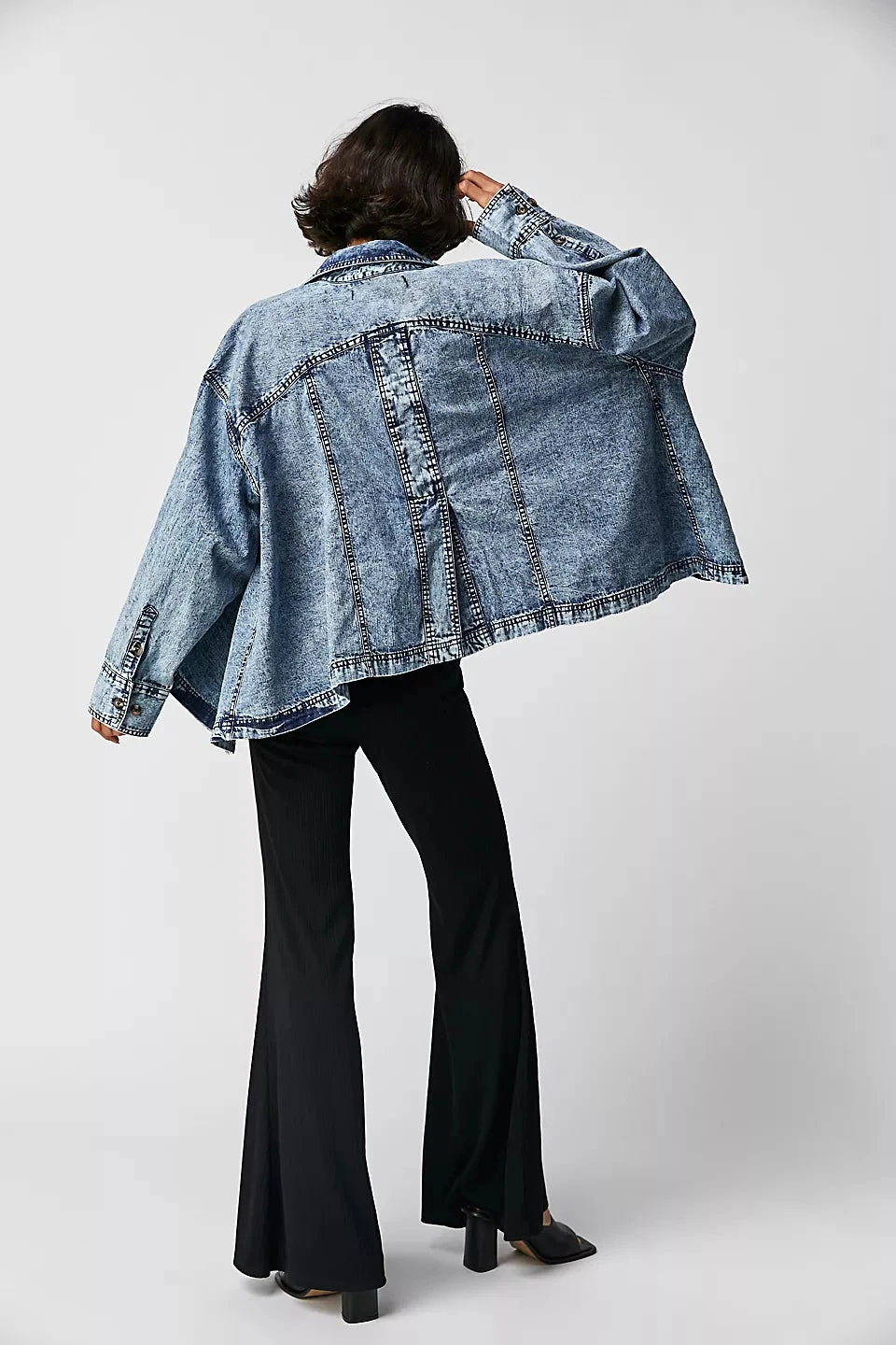 FREE PEOPLE BACK TO YOU DENIM JACKET - Image 3