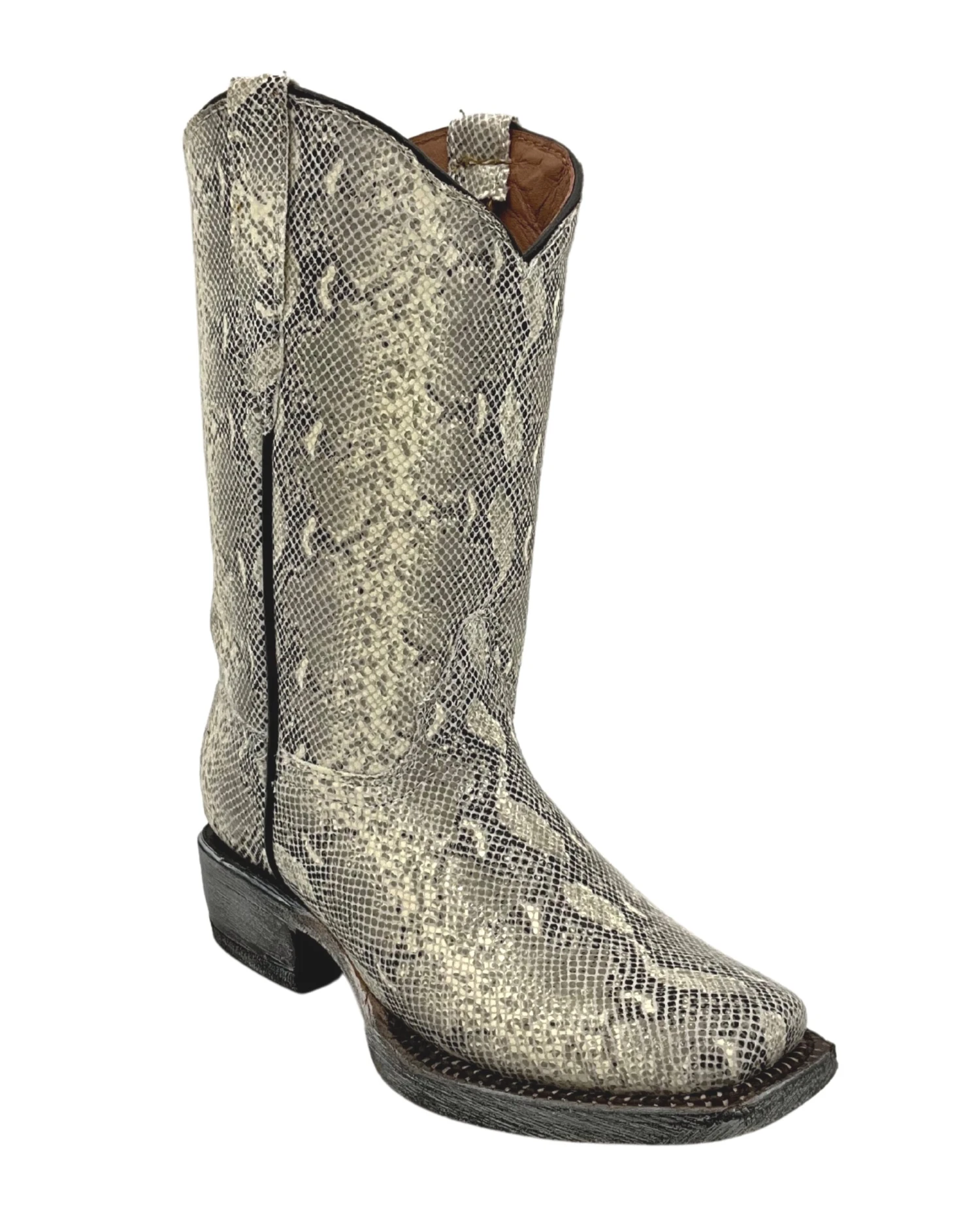 TANNER MARK GIRLS PYTHON PRINT BOOT - Image 2