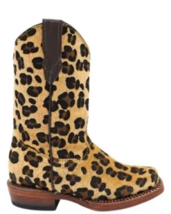 TANNER MARK YOUTH LEOPARD COWGIRL BOOT