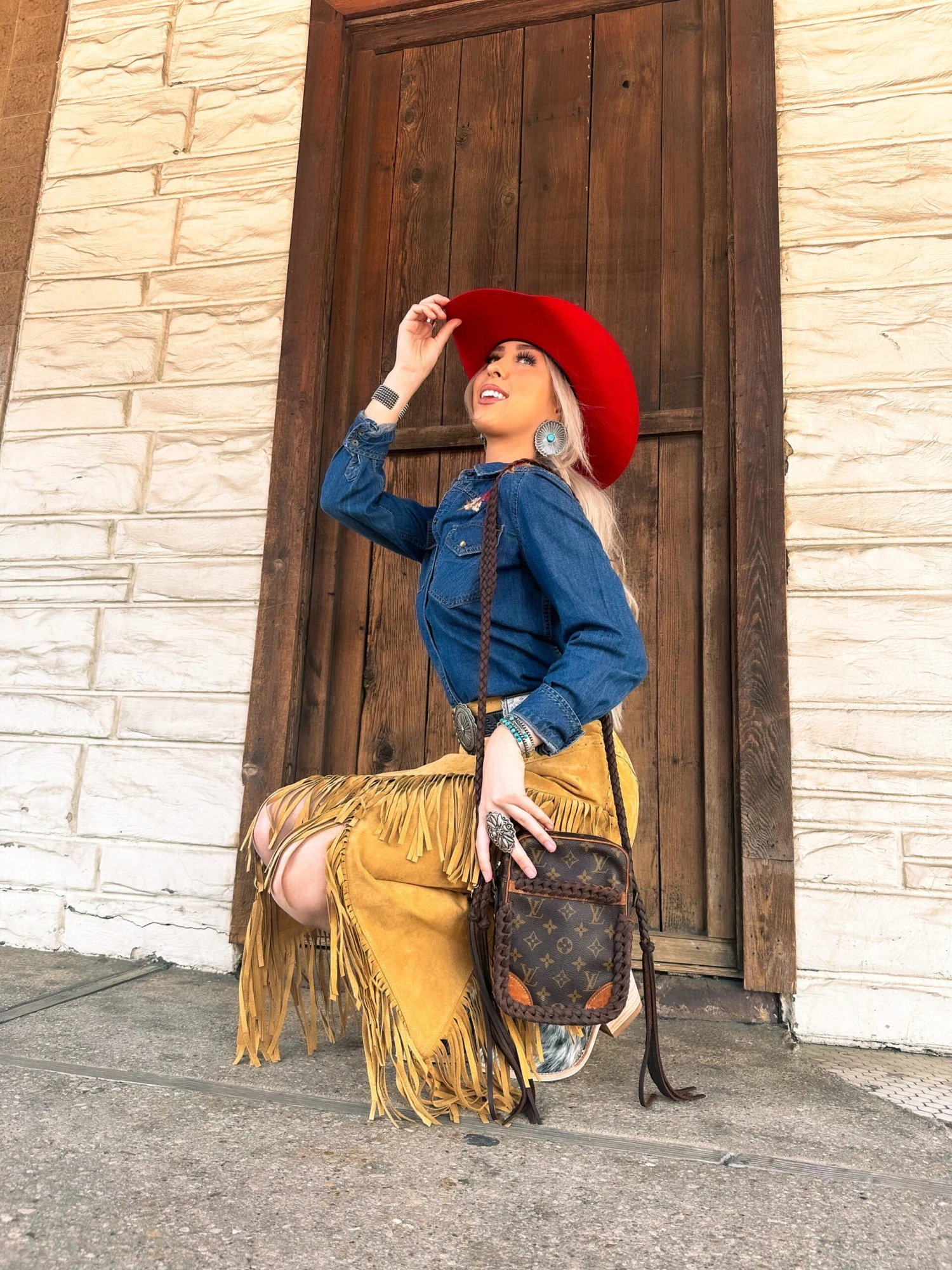 LEATHER AND VODKA DANUBE CHOCOLATE BRAIDED BAG - Image 2