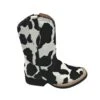 TANNER MARK INFANT COWPRINT BOOTS