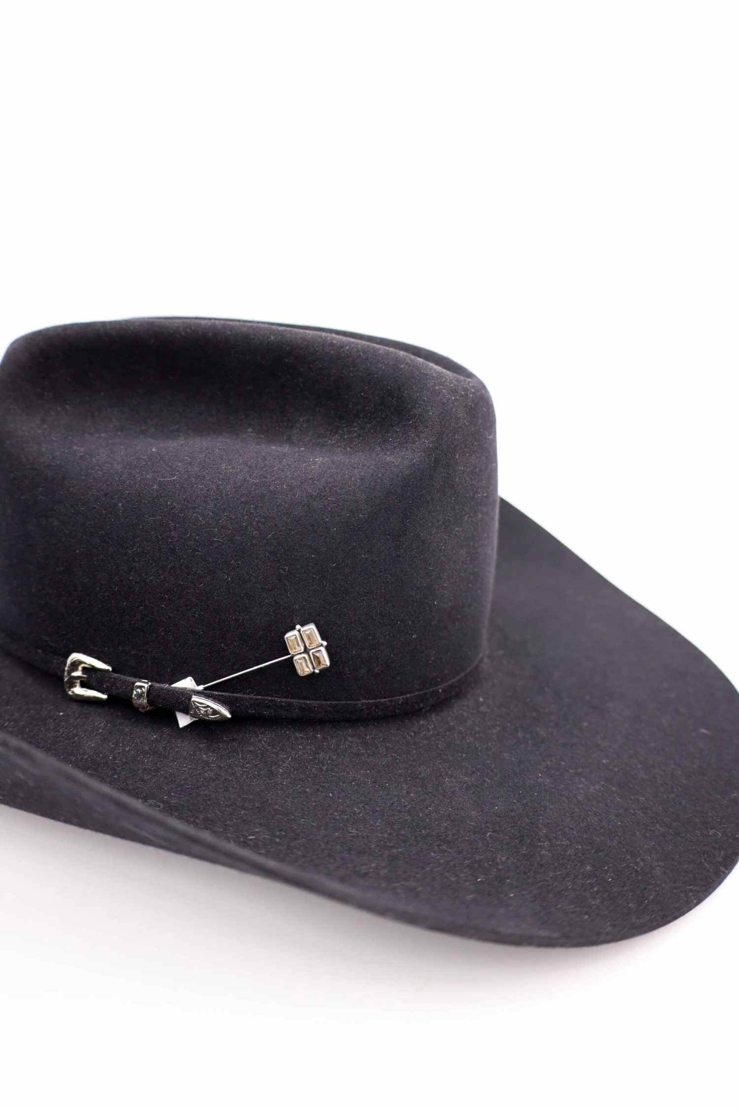 Peyote Bird Four Smoky Gems Stick Hat Pin - Image 2